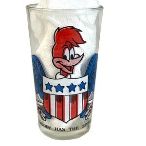 Arby's Woody Woodpecker Collector Series Glass Woody Has the Spirit Promotional
